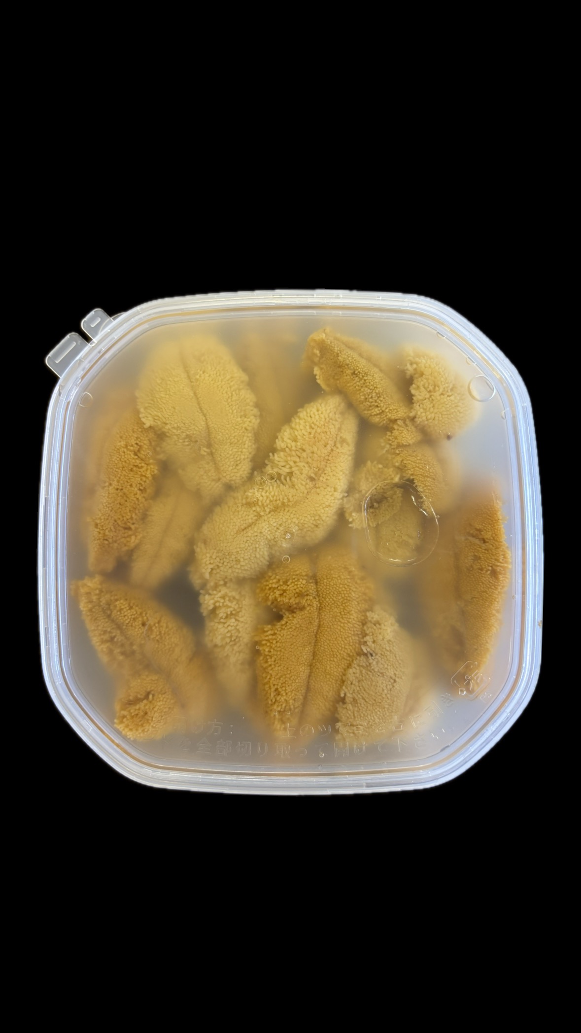 海峡産天然塩水うに　100ｇ　（ミョウバン不使用）